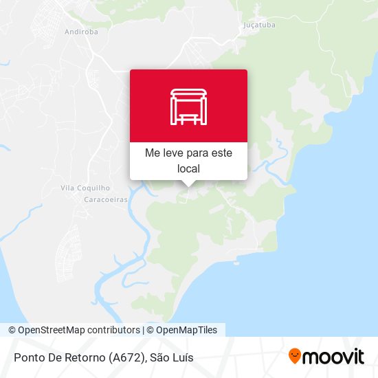 Ponto De Retorno (A672) mapa