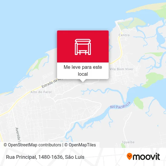 Rua Principal, 1480-1636 mapa