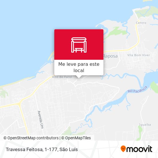 Travessa Feitosa, 1-177 mapa