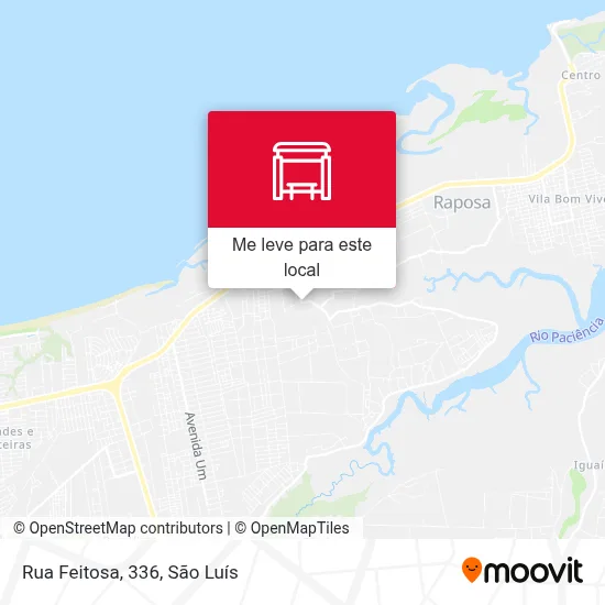 Rua Feitosa, 336 mapa