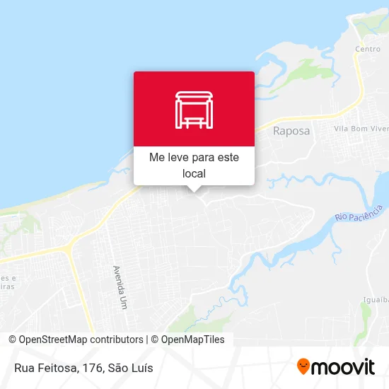 Rua Feitosa, 176 mapa