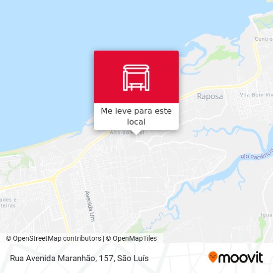 Rua Avenida Maranhão, 157 mapa