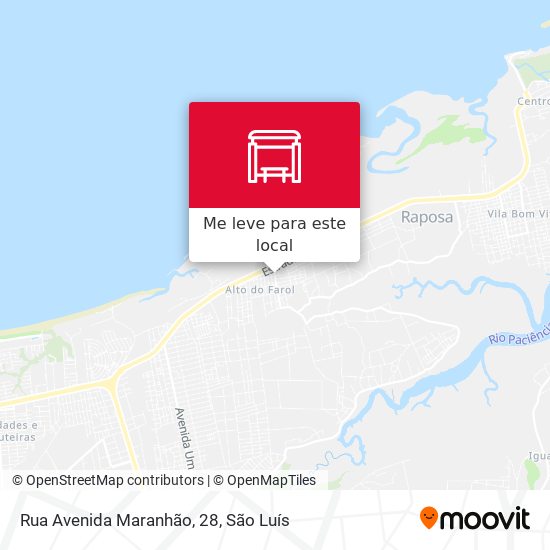 Rua Avenida Maranhão, 28 mapa