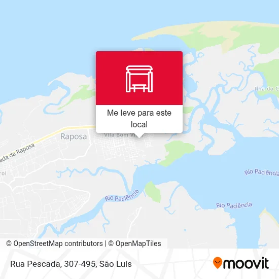 Rua Pescada, 307-495 mapa