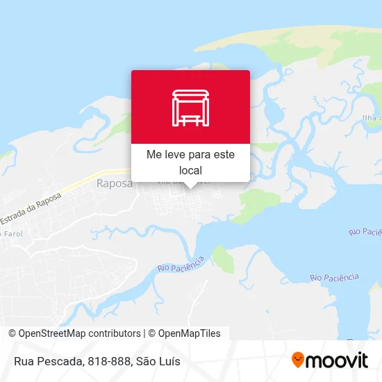 Rua Pescada, 818-888 mapa