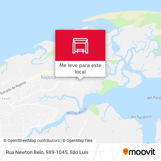 Rua Newton Belo, 989-1045 mapa