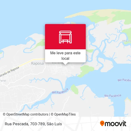 Rua Pescada, 703-789 mapa