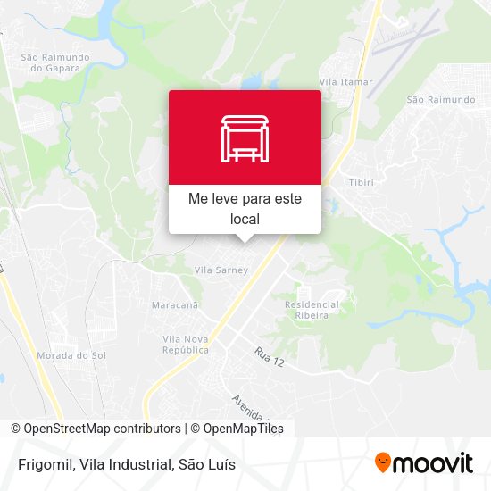 Frigomil, Vila Industrial mapa