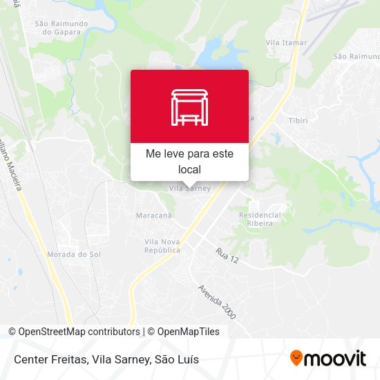 Center Freitas, Vila Sarney mapa