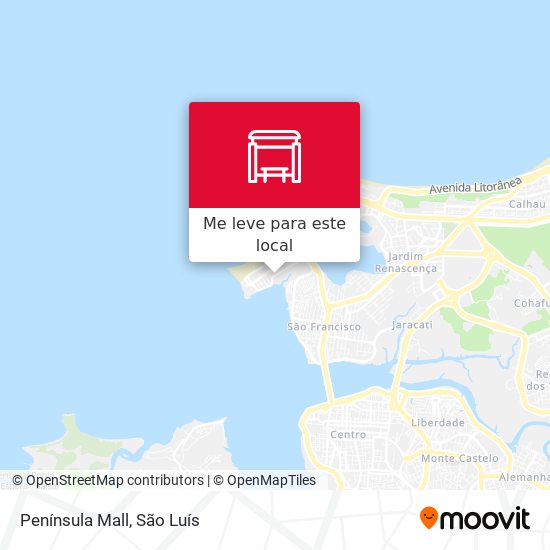 Península Mall mapa