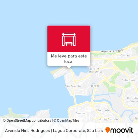 Avenida Nina Rodrigues | Lagoa Corporate mapa