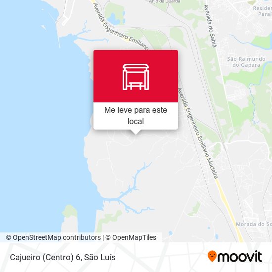 Cajueiro (Centro) 6 mapa