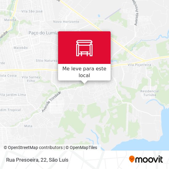 Rua Presoeira, 22 mapa