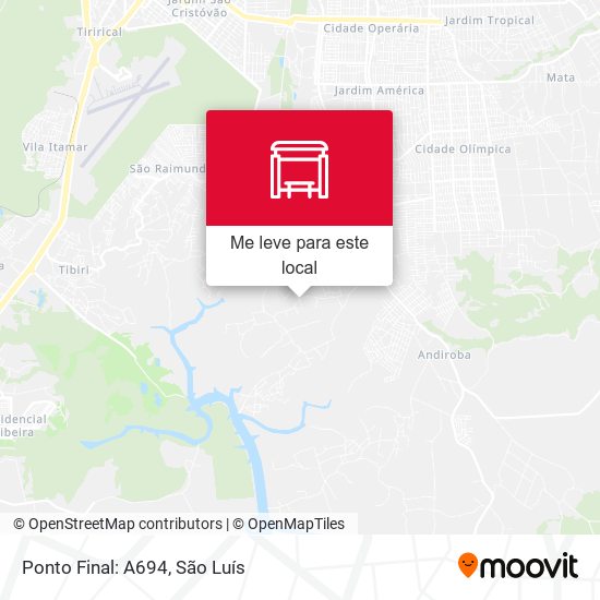 Ponto Final: A694 mapa