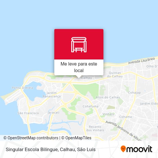Singular Escola Bilíngue, Calhau mapa