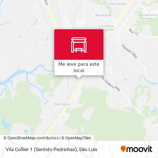 Vila Collier 1 (Sentido Pedrinhas) mapa