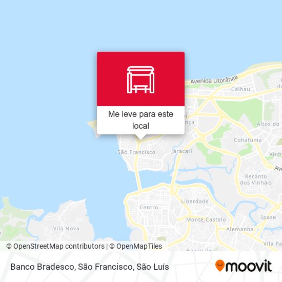 Banco Bradesco, São Francisco mapa