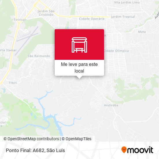Ponto Final: A682 mapa