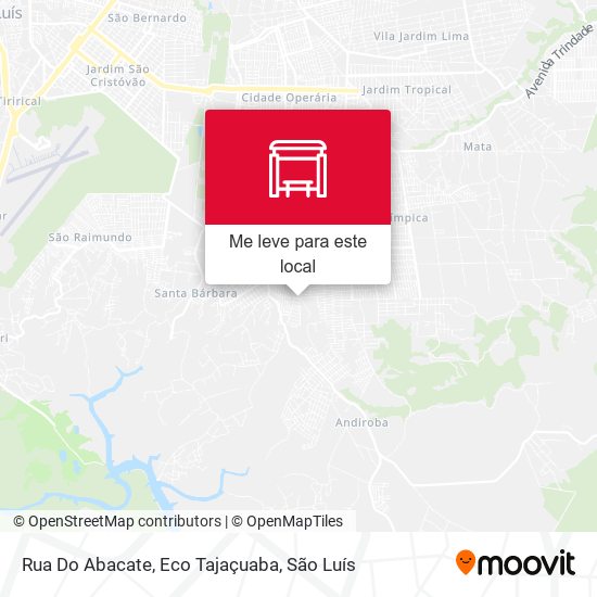 Rua Do Abacate, Eco Tajaçuaba mapa