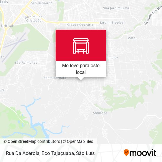 Rua Da Acerola, Eco Tajaçuaba mapa