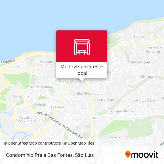 Condomínio Praia Das Fontes mapa