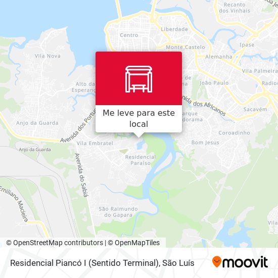 Residencial Piancó I (Sentido Terminal) mapa