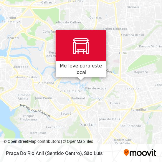 Praça Do Rio Anil (Sentido Centro) mapa