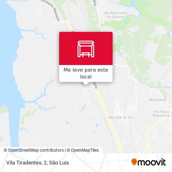 Vila Tiradentes, 2 mapa