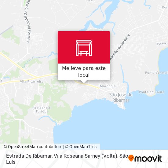 Estrada De Ribamar, Vila Roseana Sarney (Volta) mapa