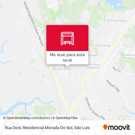Rua Dois, Residencial Morada Do Sol mapa