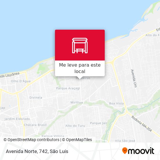 Avenida Norte, 742 mapa