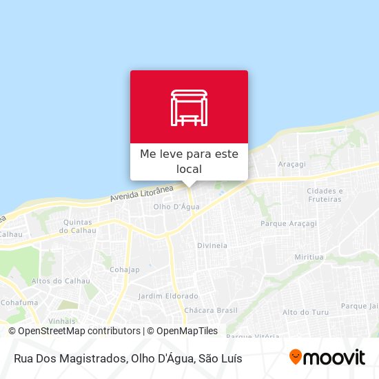 Rua Dos Magistrados, Olho D'Água mapa
