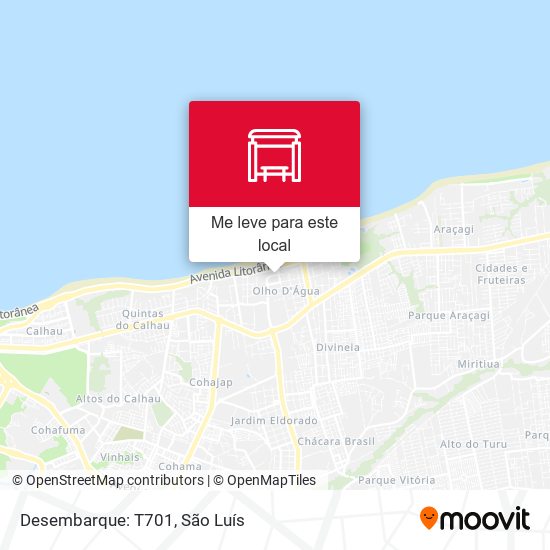 Desembarque: T701 mapa
