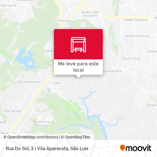 Rua Do Sol, 3 | Vila Aparecida mapa