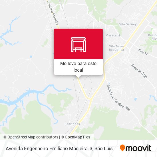 Avenida Engenheiro Emiliano Macieira, 3 mapa