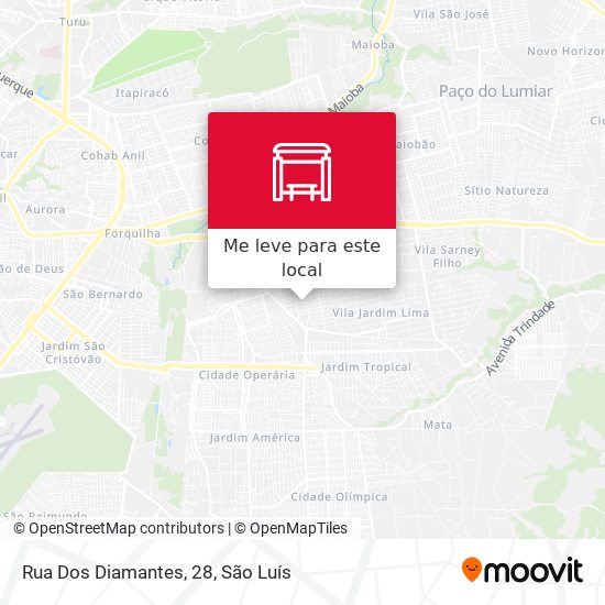 Rua Dos Diamantes, 28 mapa