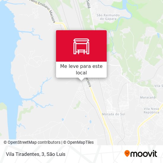 Vila Tiradentes, 3 mapa