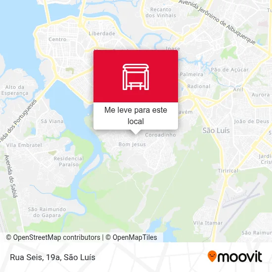 Rua Seis, 19a mapa