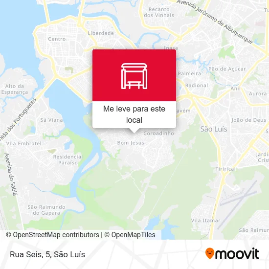 Rua Seis, 5 mapa