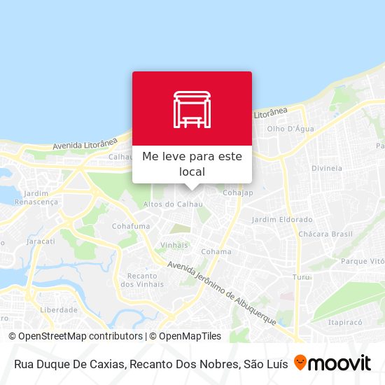 Rua Duque De Caxias, Recanto Dos Nobres mapa