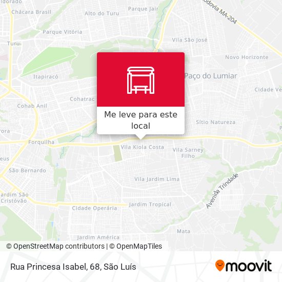 Rua Princesa Isabel, 68 mapa
