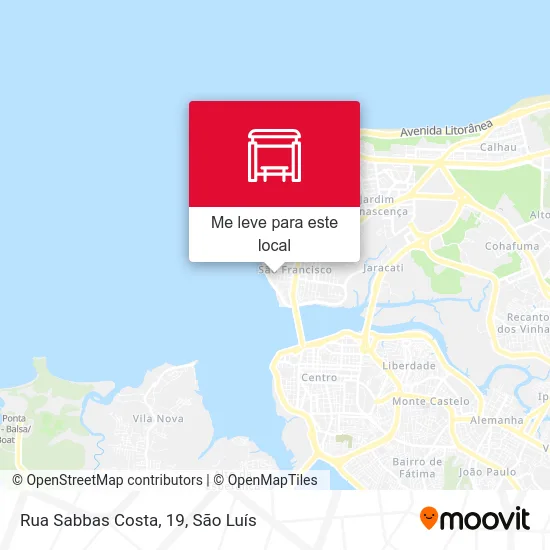 Rua Sabbas Costa, 19 mapa
