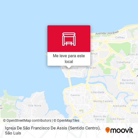 Igreja De São Francisco De Assis (Sentido Centro) mapa