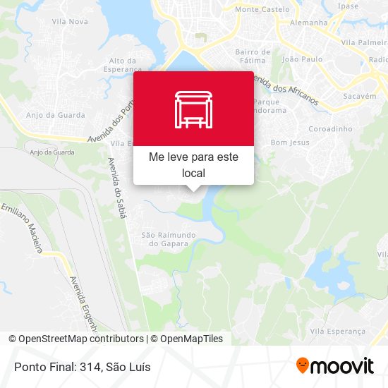 Ponto Final: 314 mapa