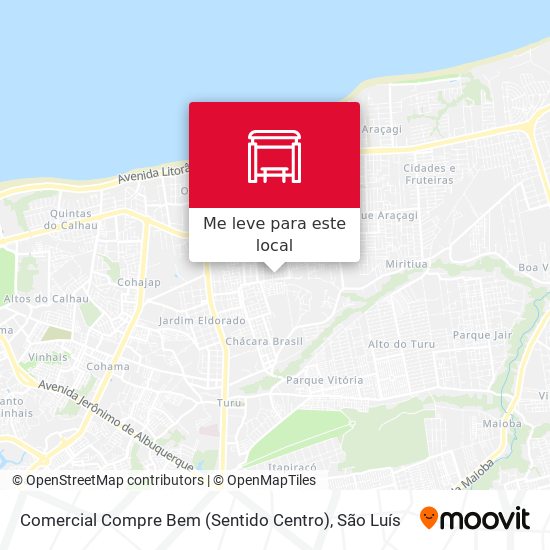 Comercial Compre Bem (Sentido Centro) mapa
