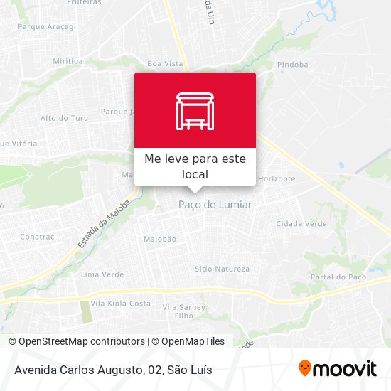 Avenida Carlos Augusto, 02 mapa