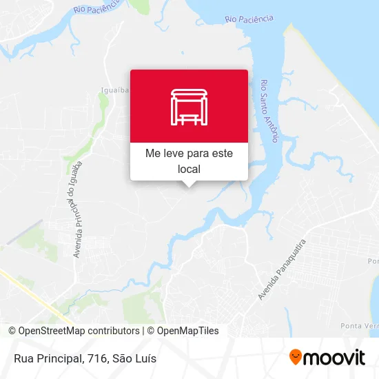 Rua Principal, 716 mapa