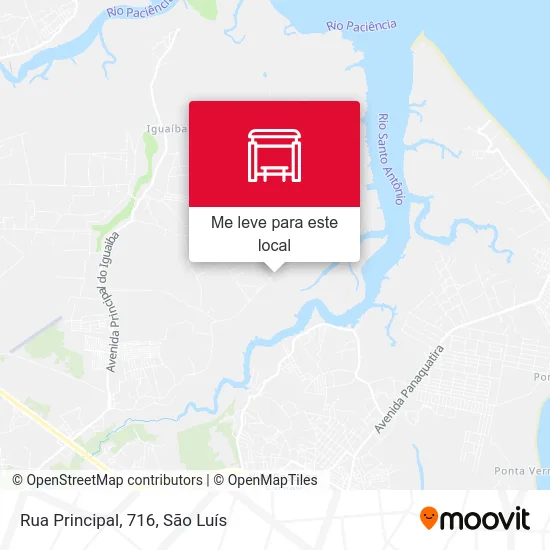 Rua Principal, 716 mapa