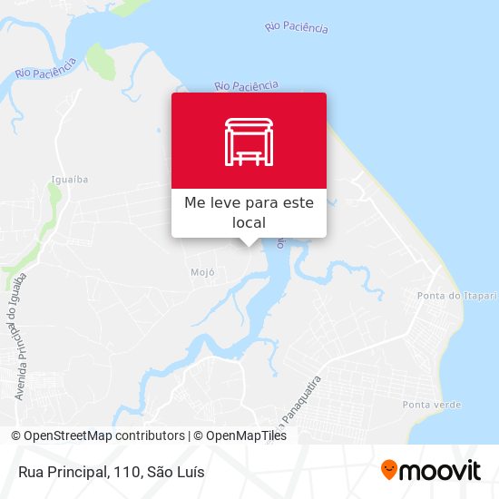 Rua Principal, 110 mapa