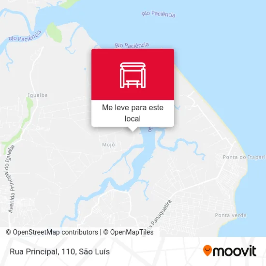 Rua Principal, 110 mapa